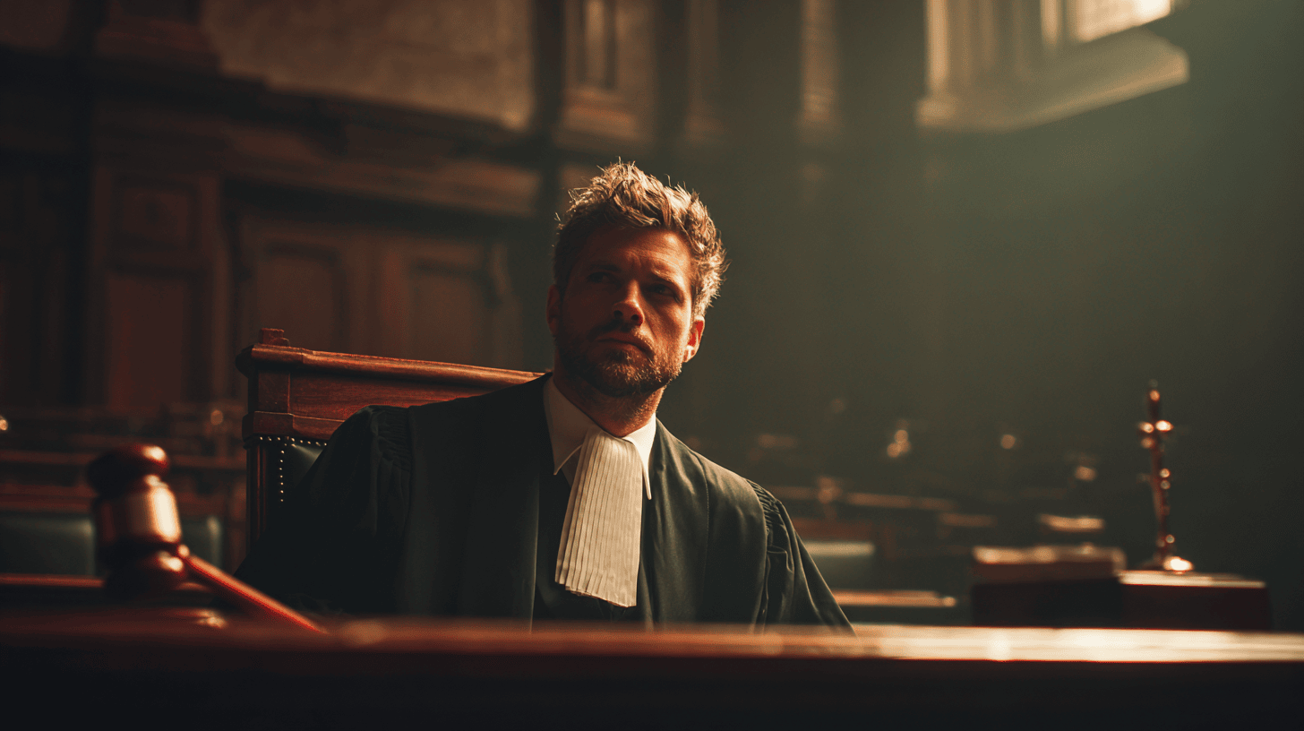 Avocat dans tribunal