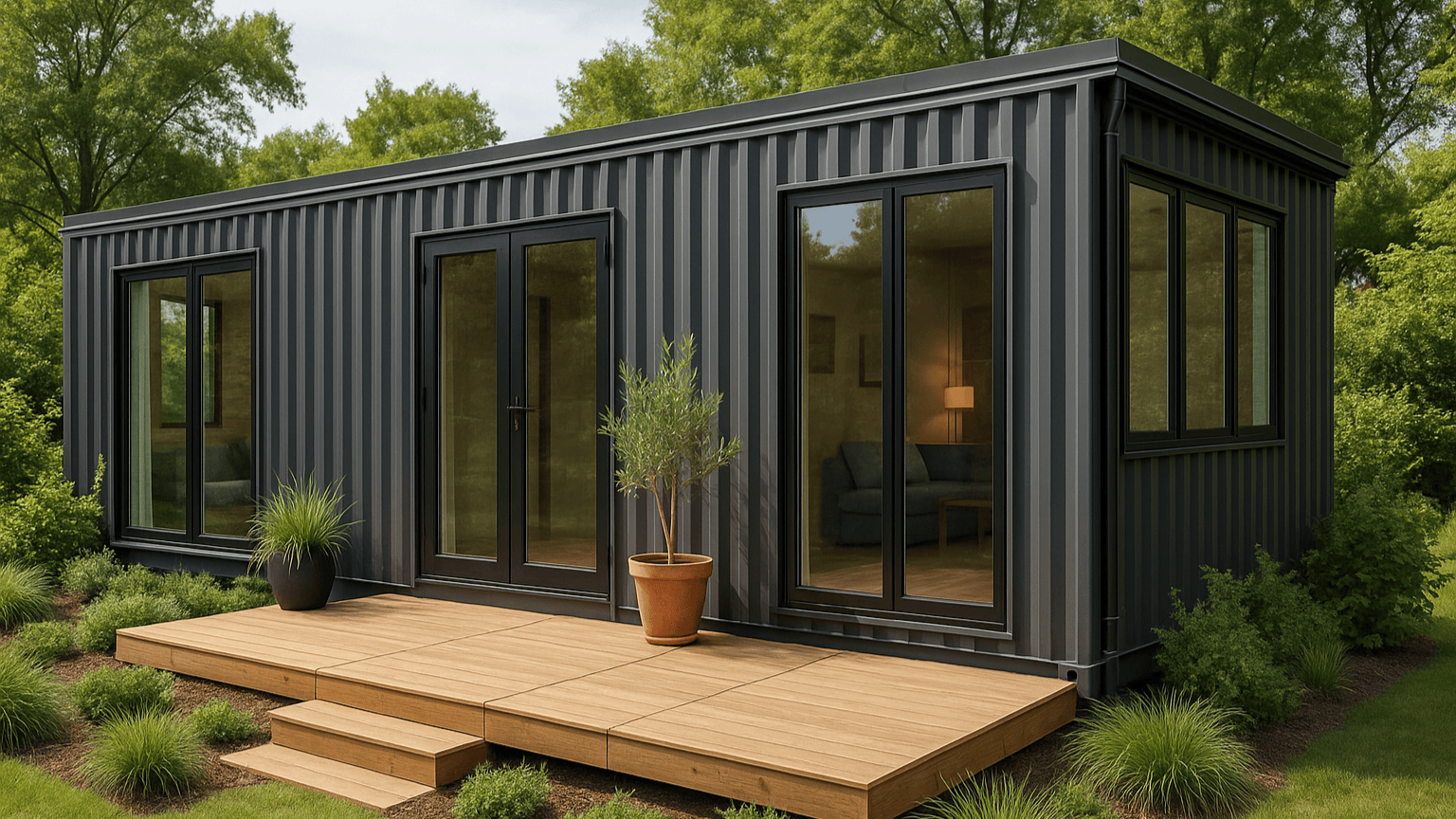 Container amenager tiny house