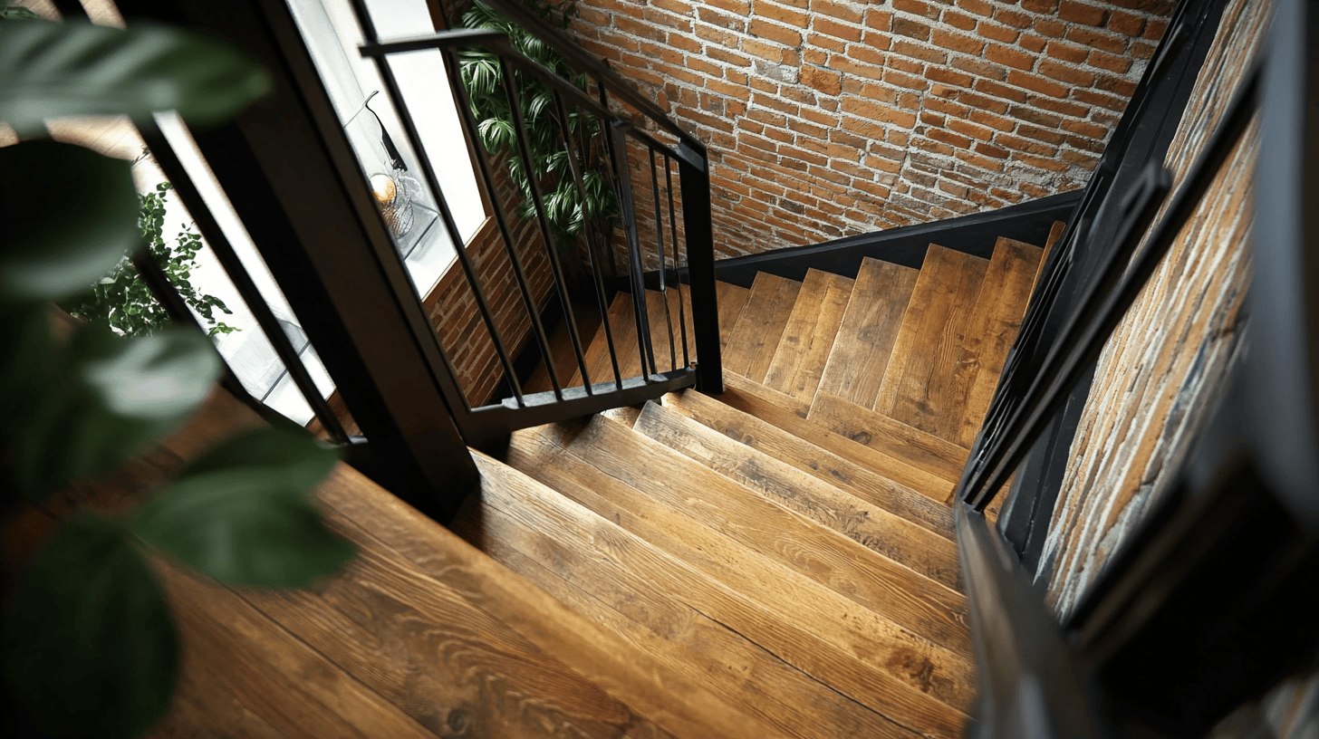 Comment relooker un escalier en bois pour un style industriel ?