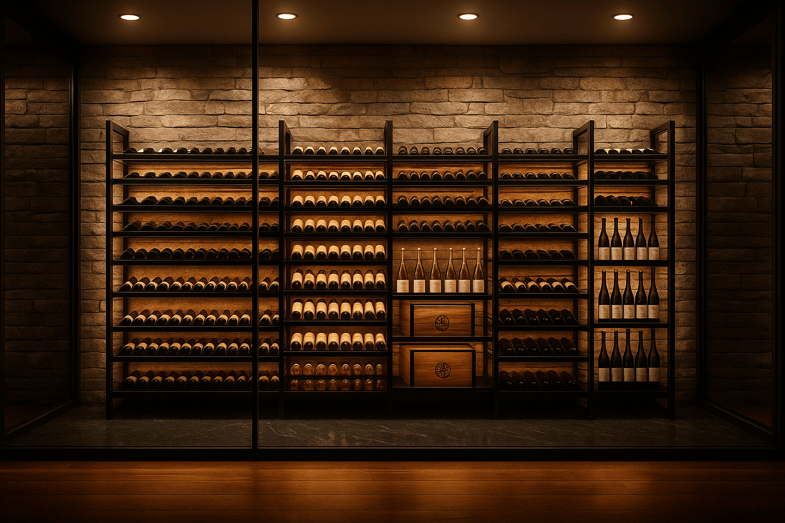 Etagere cave