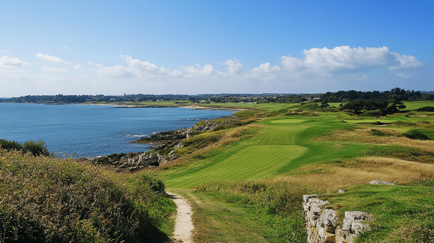 Golf en bord de mer