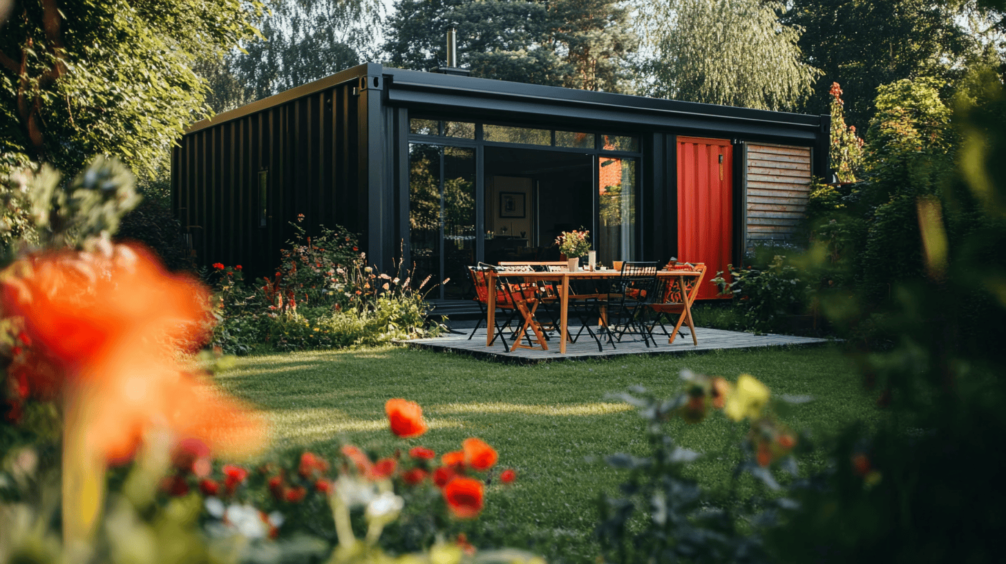 Maison dans un container
